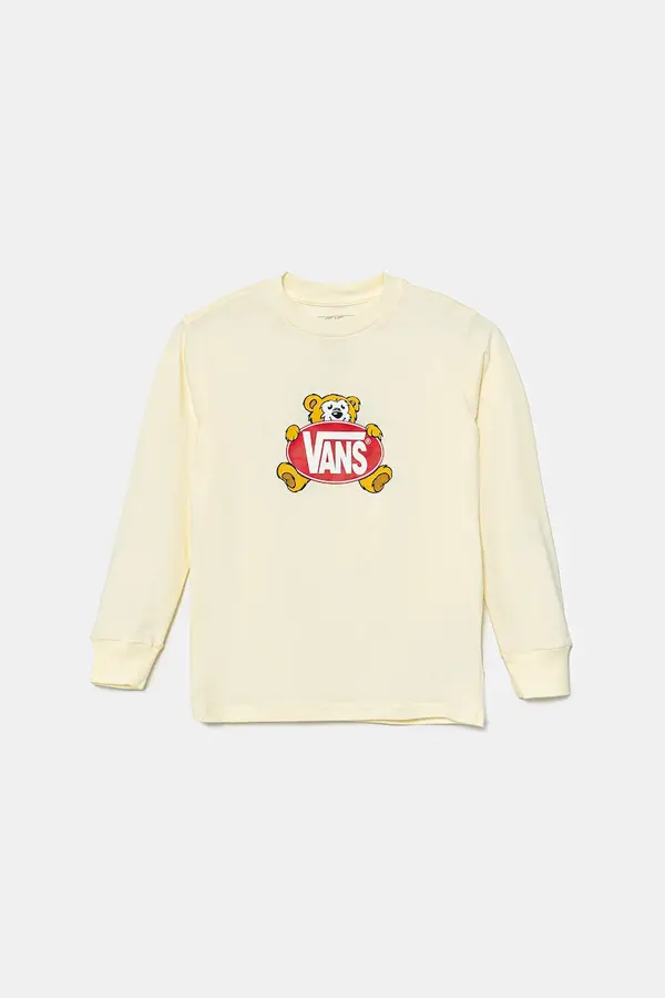 Vans Dječja pamučna majica dugih rukava Vans Cuddle Bear