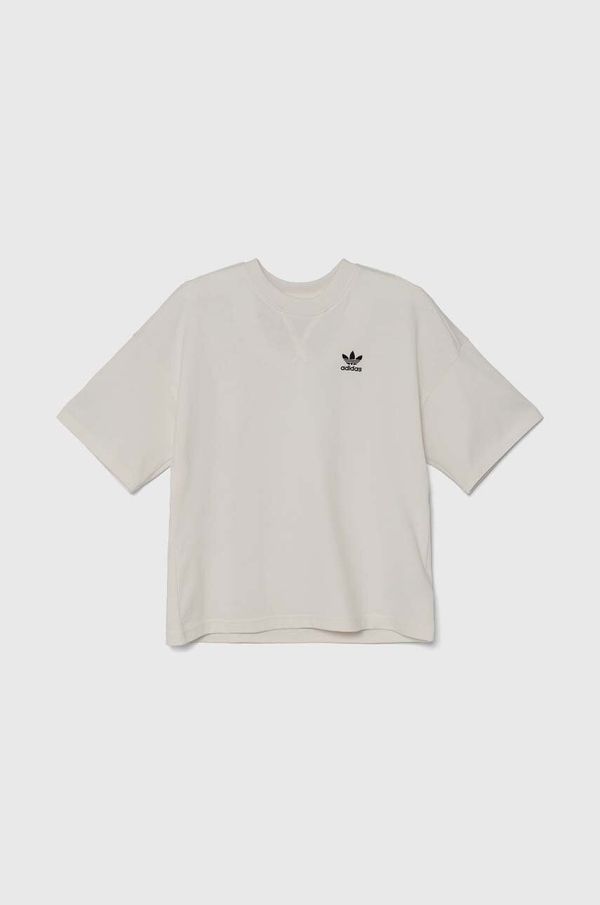 adidas Originals Dječja pamučna majica kratkih rukava adidas Originals TEE boja: bijela, bez uzorka, IX7599