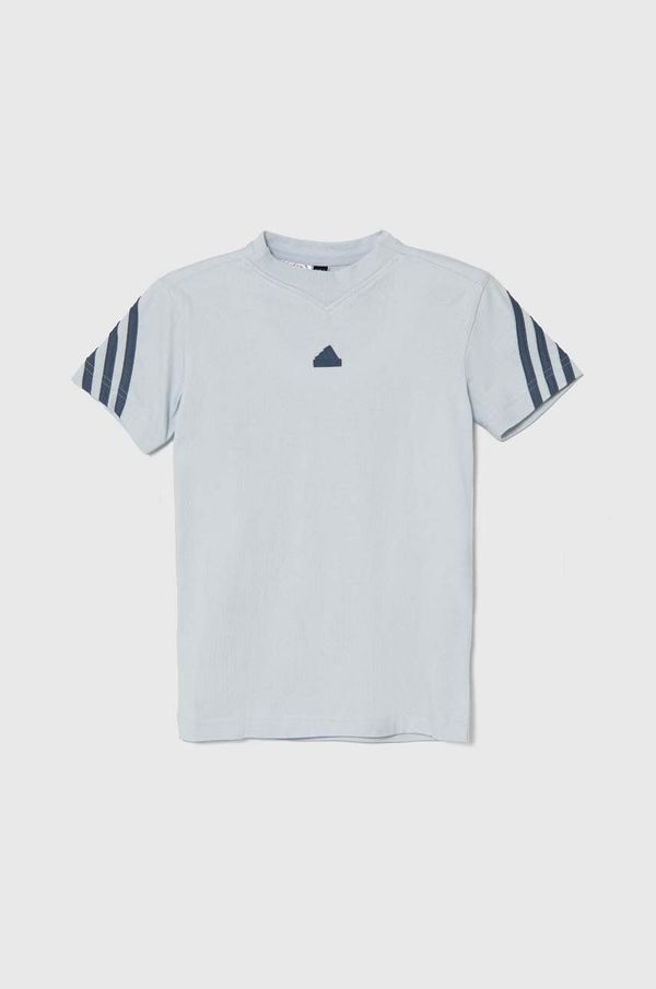 adidas Dječja pamučna majica kratkih rukava adidas s aplikacijom