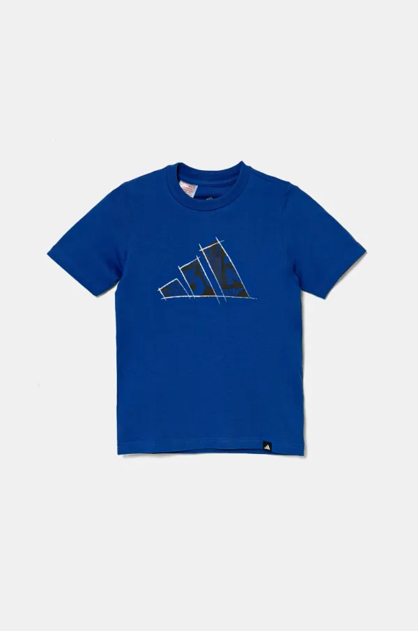 adidas Dječja pamučna majica kratkih rukava adidas s tiskom, JI6670
