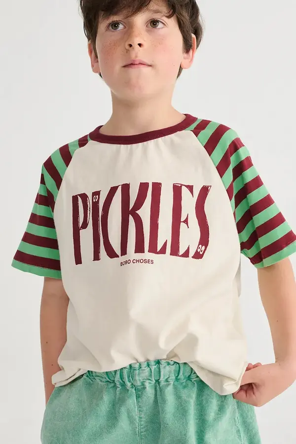 Bobo Choses Dječja pamučna majica kratkih rukava Bobo Choses Spicy Pickles