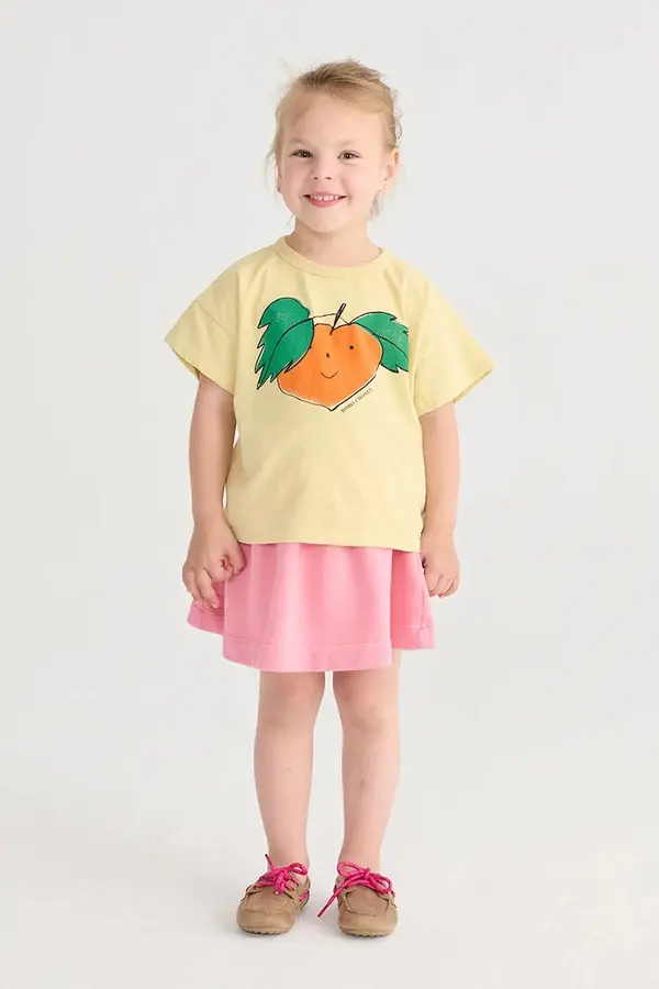 Bobo Choses Dječja pamučna majica kratkih rukava Bobo Choses Tangerine