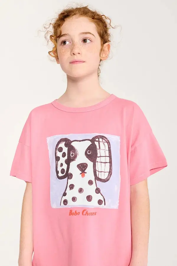 Bobo Choses Dječja pamučna majica kratkih rukava Bobo Choses Van Dog T-shirt