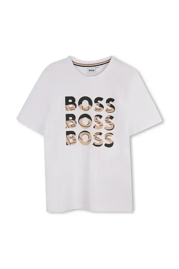 BOSS Dječja pamučna majica kratkih rukava BOSS