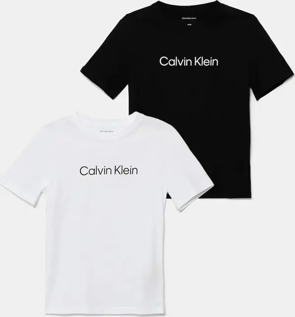 Calvin Klein Jeans Dječja pamučna majica kratkih rukava Calvin Klein Jeans 2-pack