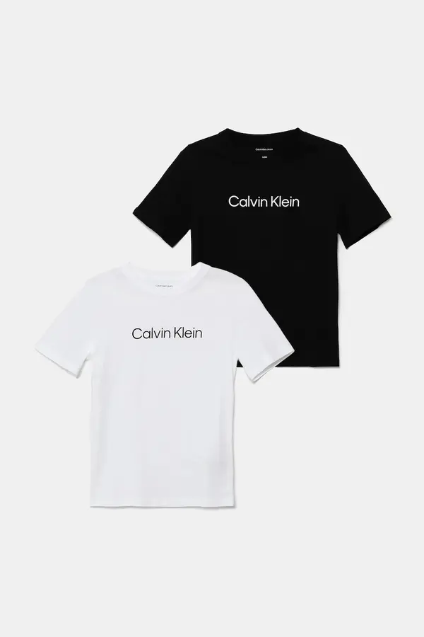 Calvin Klein Jeans Dječja pamučna majica kratkih rukava Calvin Klein Jeans 2-pack