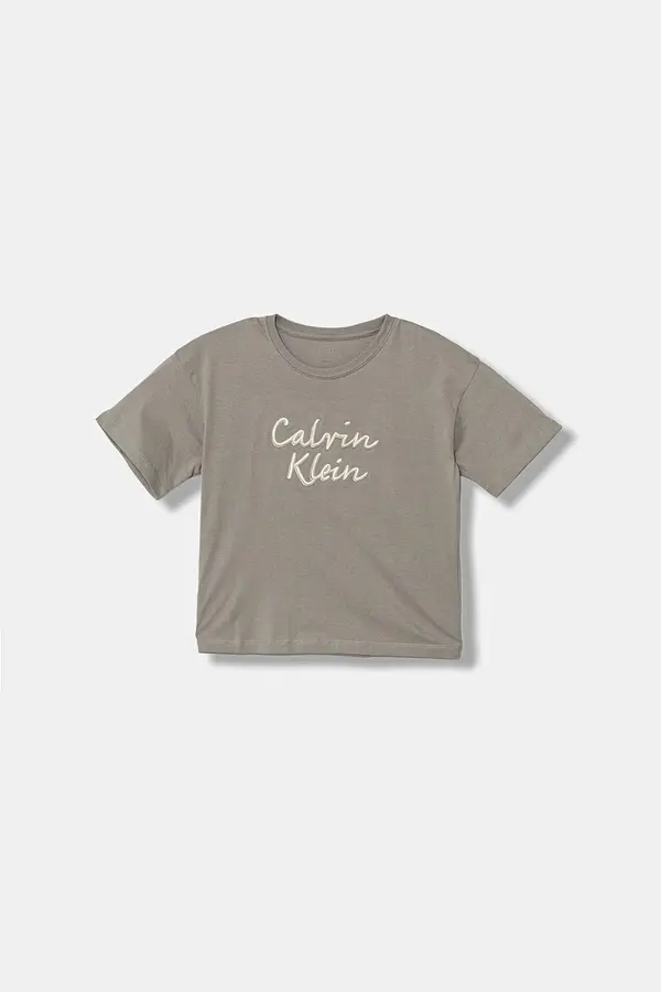 Calvin Klein Jeans Dječja pamučna majica kratkih rukava Calvin Klein Jeans