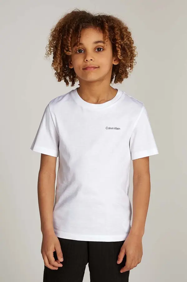 Calvin Klein Jeans Dječja pamučna majica kratkih rukava Calvin Klein Jeans
