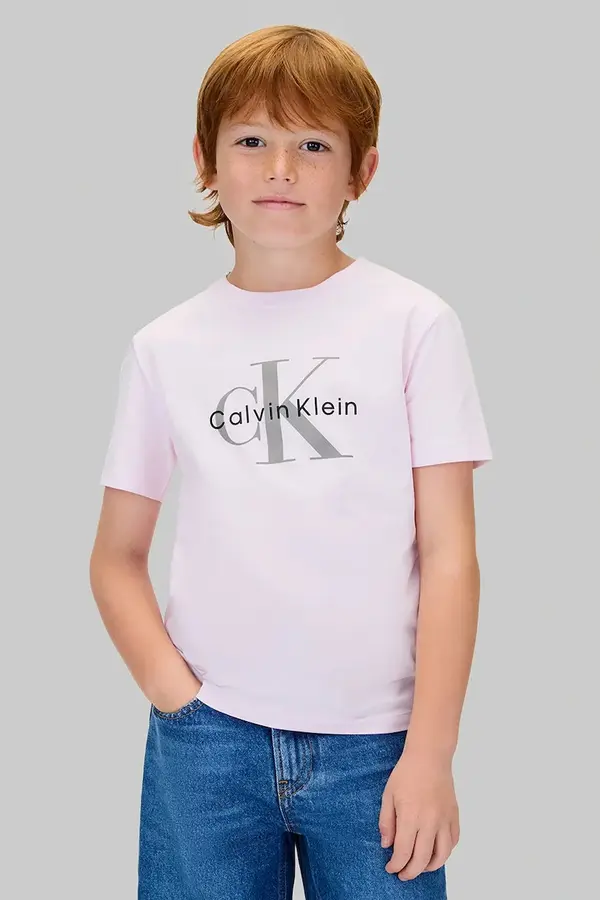 Calvin Klein Jeans Dječja pamučna majica kratkih rukava Calvin Klein Jeans