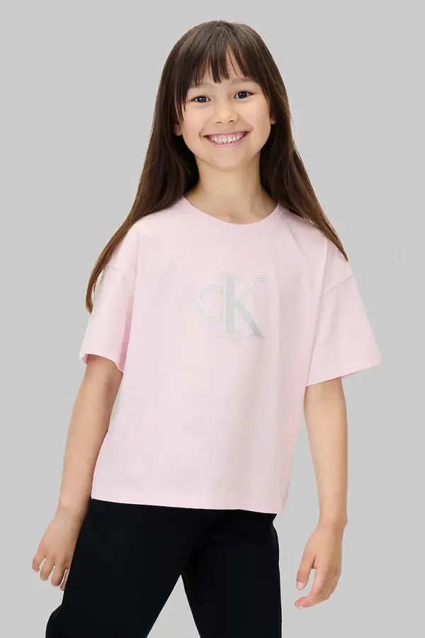 Calvin Klein Jeans Dječja pamučna majica kratkih rukava Calvin Klein Jeans