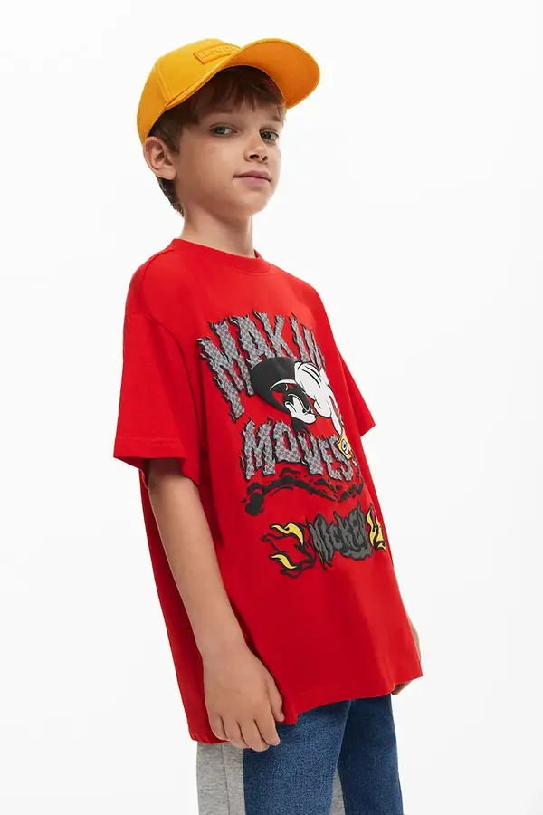 Desigual Dječja pamučna majica kratkih rukava Desigual x Disney