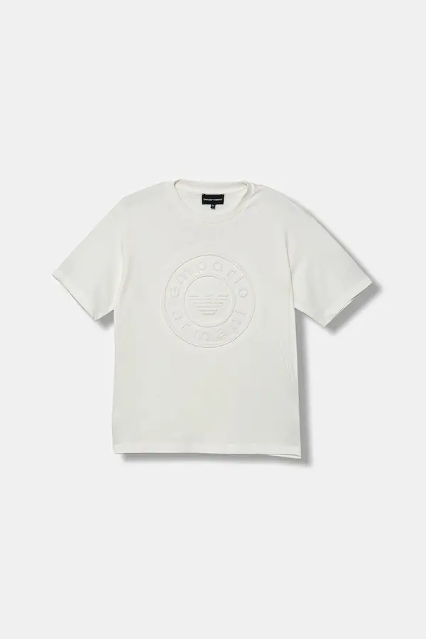 Emporio Armani Dječja pamučna majica kratkih rukava Emporio Armani