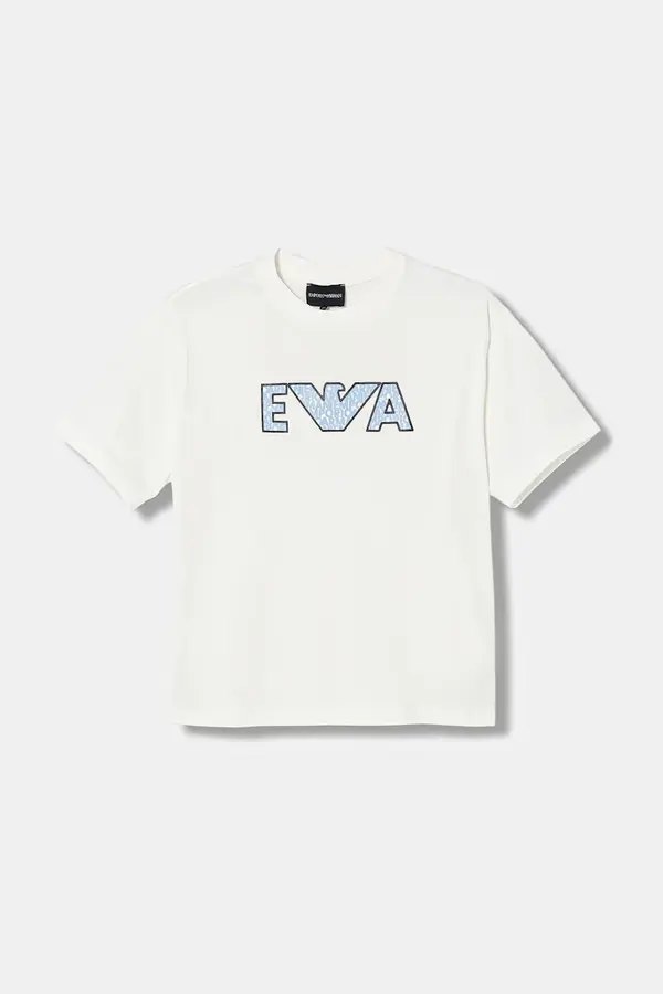 Emporio Armani Dječja pamučna majica kratkih rukava Emporio Armani