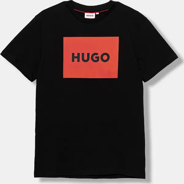 HUGO Dječja pamučna majica kratkih rukava HUGO
