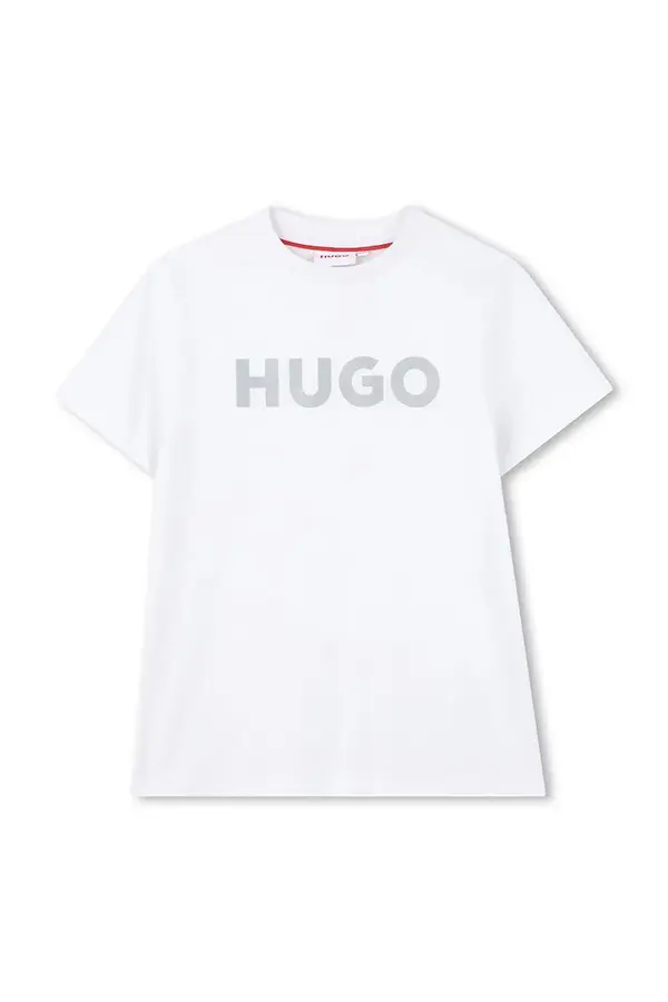 HUGO Dječja pamučna majica kratkih rukava HUGO