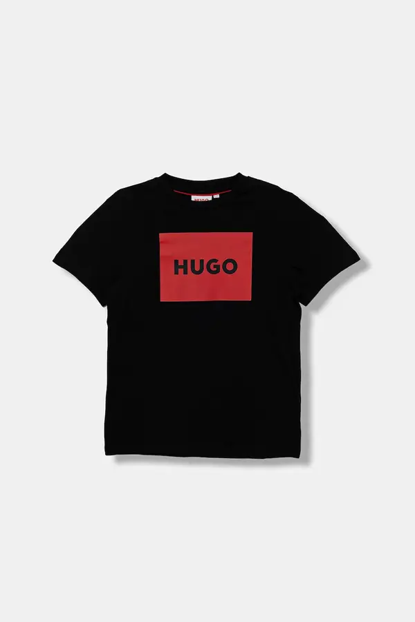 HUGO Dječja pamučna majica kratkih rukava HUGO