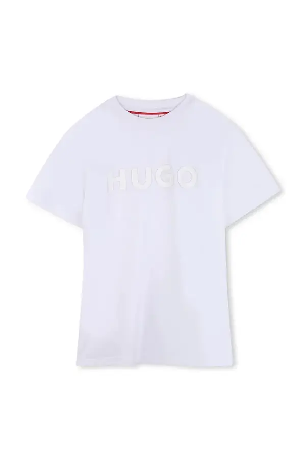 HUGO Dječja pamučna majica kratkih rukava HUGO