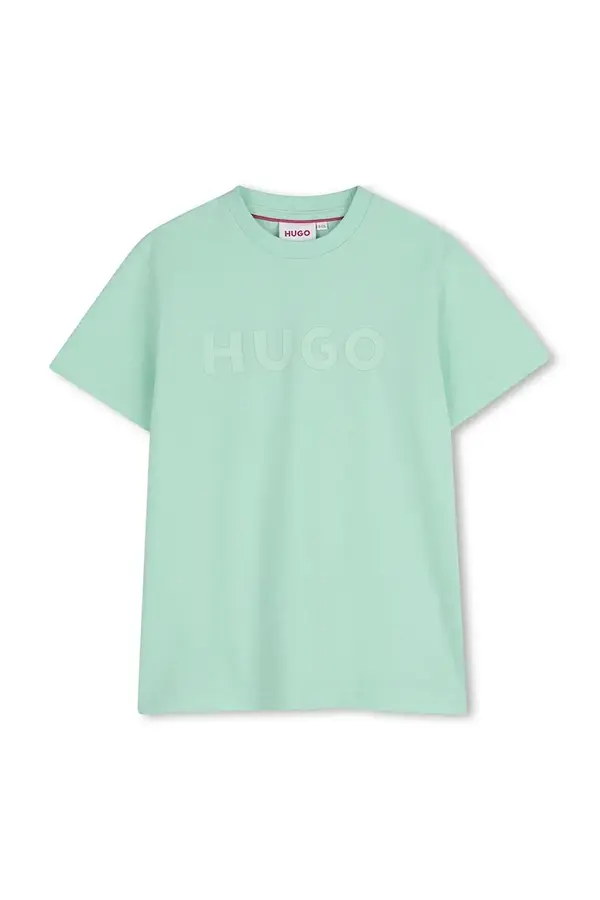 HUGO Dječja pamučna majica kratkih rukava HUGO
