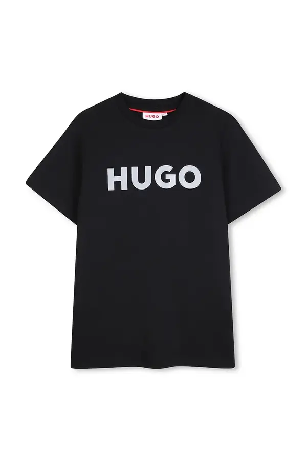 HUGO Dječja pamučna majica kratkih rukava HUGO
