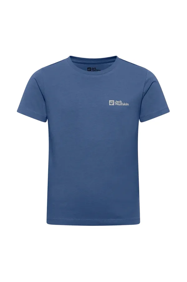 Jack Wolfskin Dječja pamučna majica kratkih rukava Jack Wolfskin ESSENTIAL COTTON T K bez uzorka, A64184