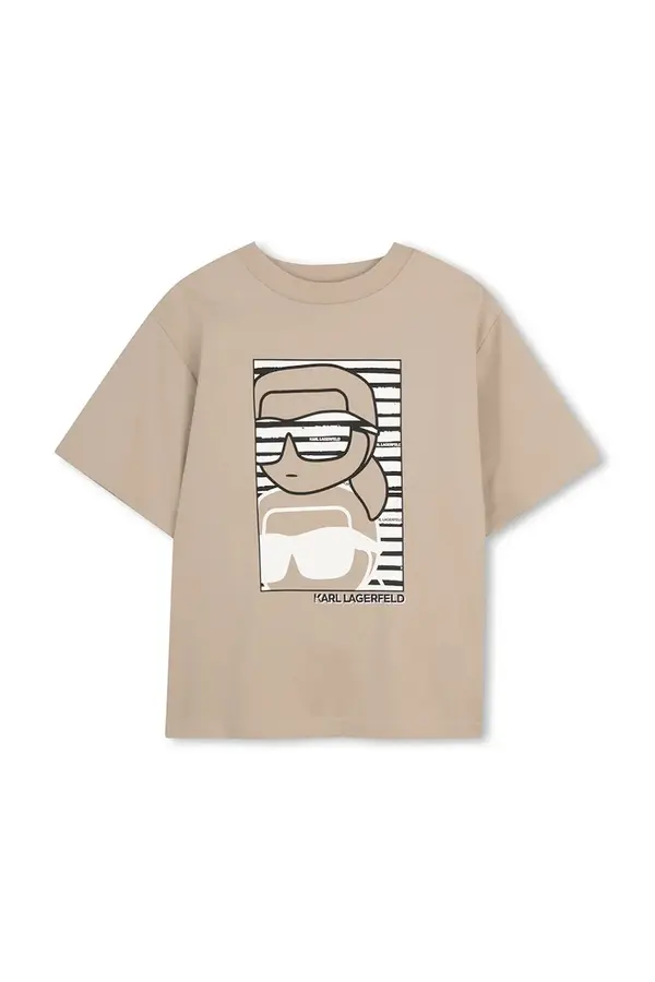 Karl Lagerfeld Dječja pamučna majica kratkih rukava Karl Lagerfeld