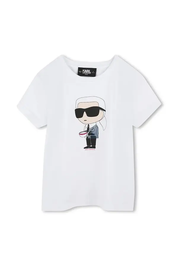 Karl Lagerfeld Dječja pamučna majica kratkih rukava Karl Lagerfeld