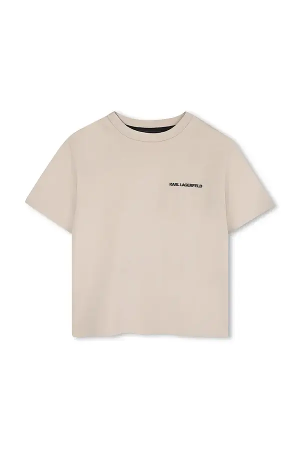 Karl Lagerfeld Dječja pamučna majica kratkih rukava Karl Lagerfeld