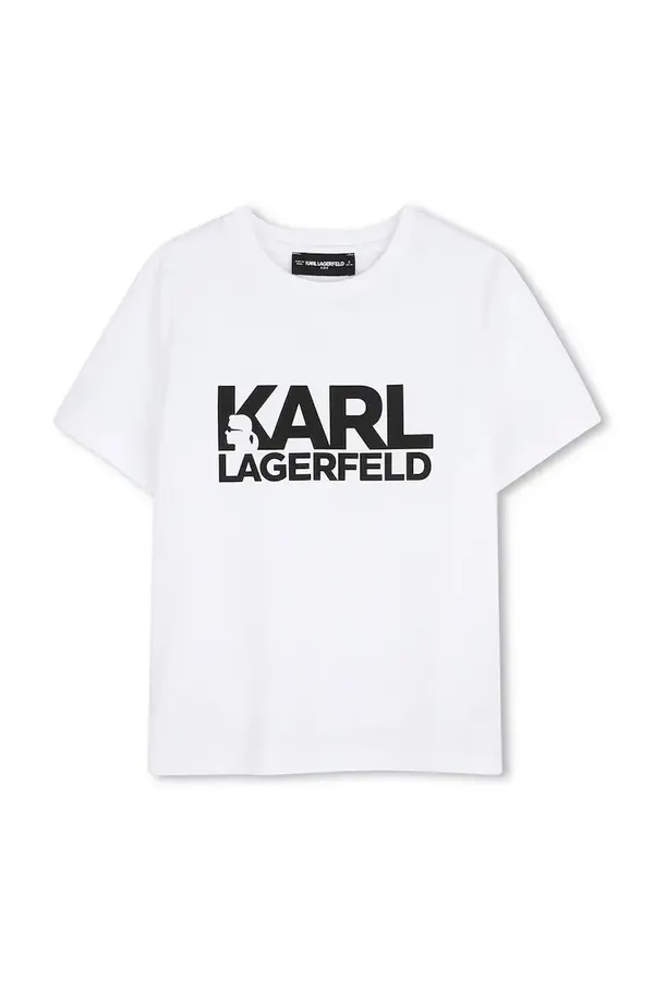 Karl Lagerfeld Dječja pamučna majica kratkih rukava Karl Lagerfeld
