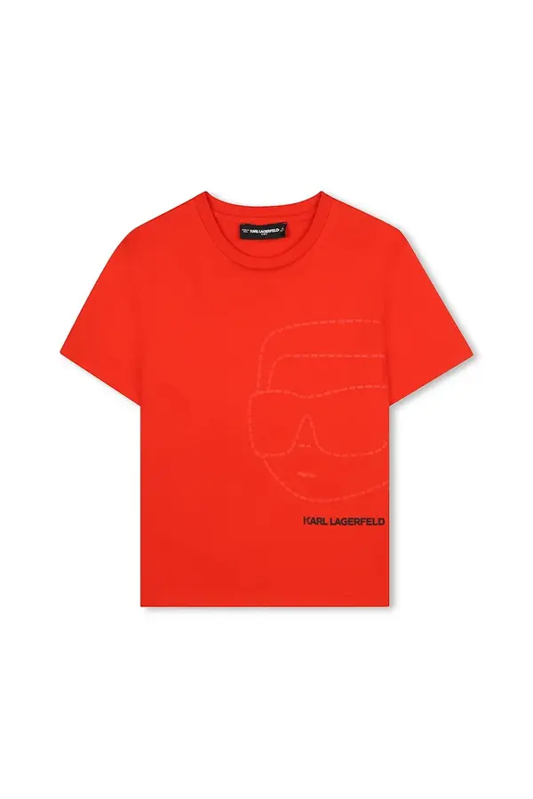 Karl Lagerfeld Dječja pamučna majica kratkih rukava Karl Lagerfeld