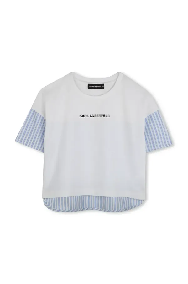 Karl Lagerfeld Dječja pamučna majica kratkih rukava Karl Lagerfeld Z30493