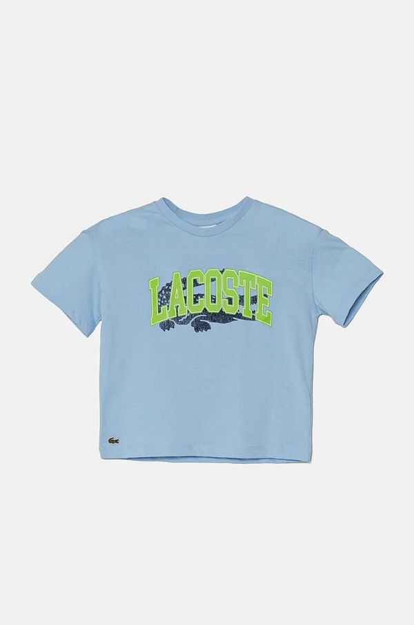 Lacoste Dječja pamučna majica kratkih rukava Lacoste s tiskom, TJ2444