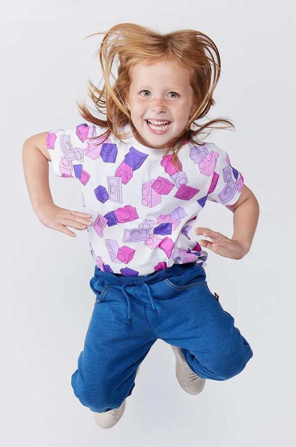 Lego Dječja pamučna majica kratkih rukava Lego LWTANO 626 boja: ružičasta, s uzorkom, 12011338