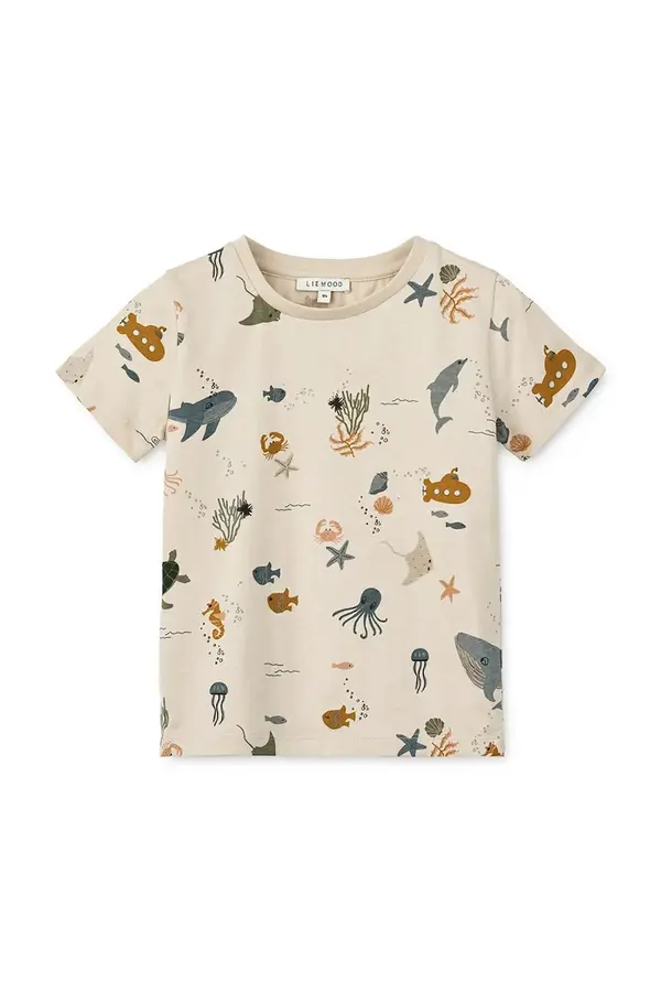 Liewood Dječja pamučna majica kratkih rukava Liewood Apia Printed Shortsleeve T-shirt