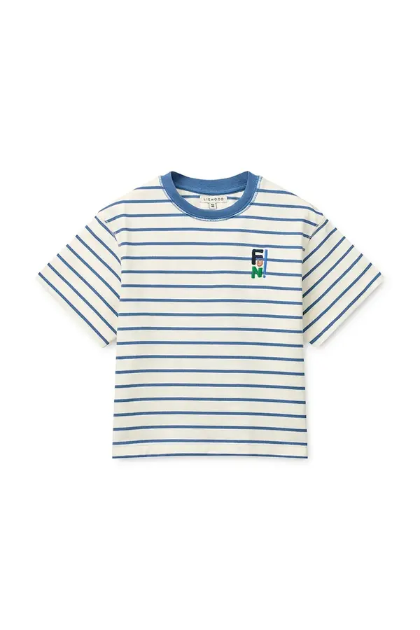 Liewood Dječja pamučna majica kratkih rukava Liewood Tyler Stripe SS T-shirt