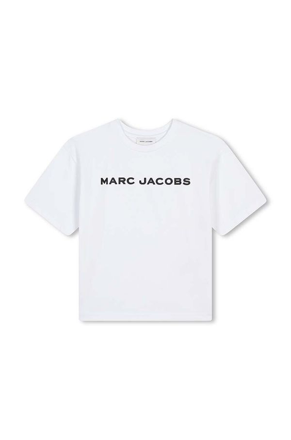 Marc Jacobs Dječja pamučna majica kratkih rukava Marc Jacobs boja: bijela, s tiskom, W60317