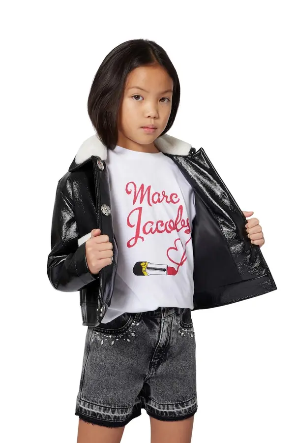 Marc Jacobs Dječja pamučna majica kratkih rukava Marc Jacobs