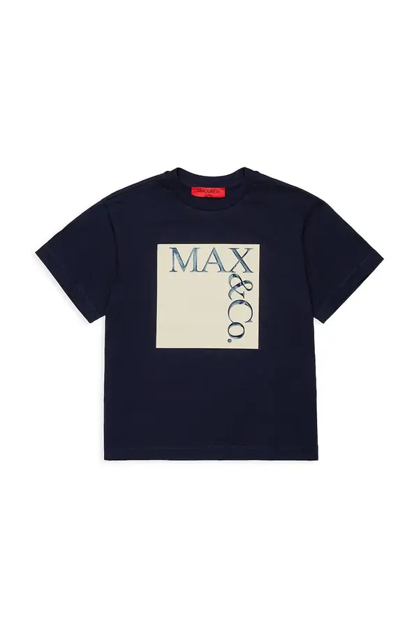 Max&Co. Dječja pamučna majica kratkih rukava MAX&Co. MAXT1F T-SHIRT
