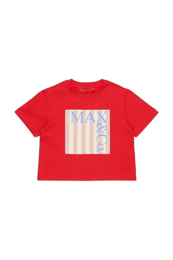 Max&Co. Dječja pamučna majica kratkih rukava MAX&Co. MAXT31F T-SHIRT
