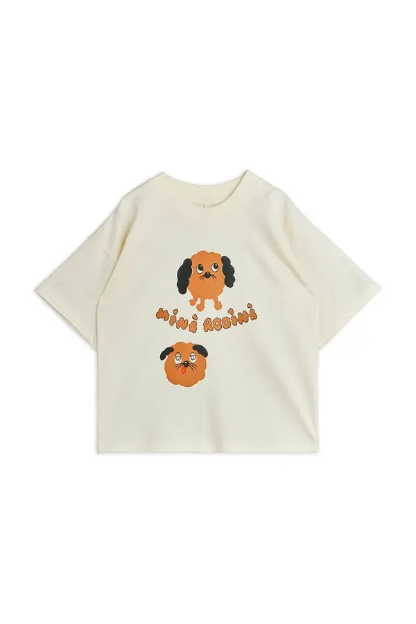 Mini Rodini Dječja pamučna majica kratkih rukava Mini Rodini Doggie
