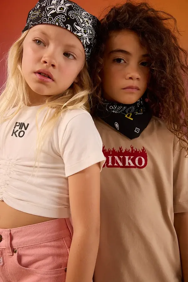 Pinko Dječja pamučna majica kratkih rukava Pinko