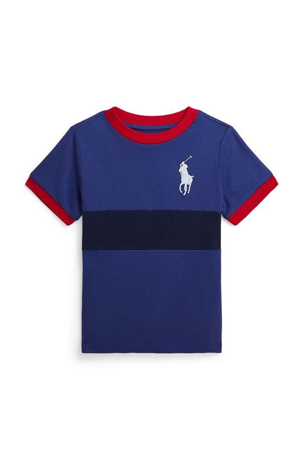 Polo Ralph Lauren Dječja pamučna majica kratkih rukava Polo Ralph Lauren bez uzorka, 322942110002