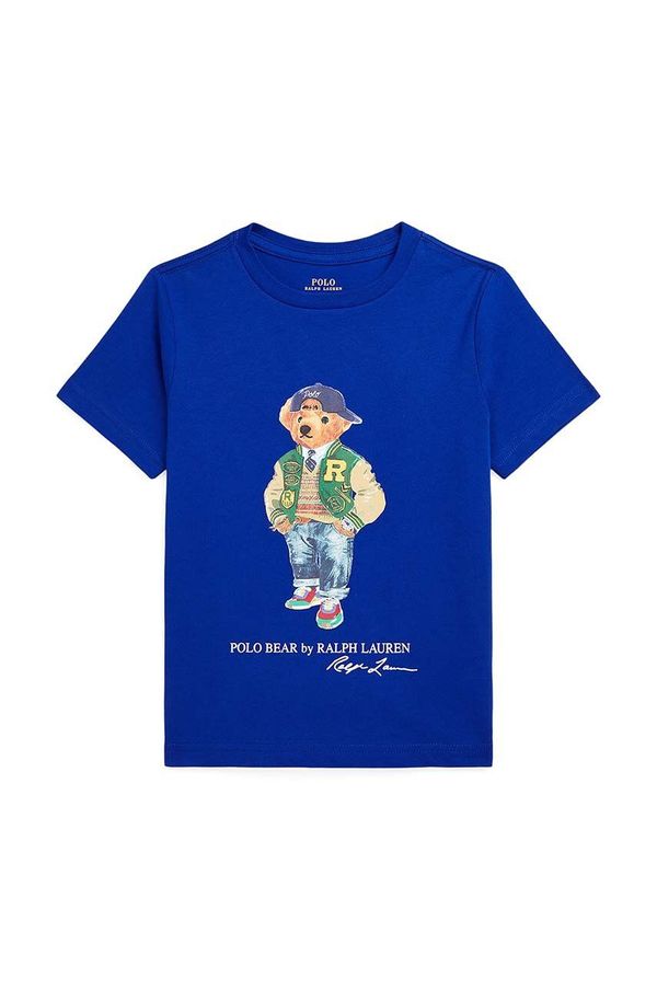 Polo Ralph Lauren Dječja pamučna majica kratkih rukava Polo Ralph Lauren s tiskom, 322853828040
