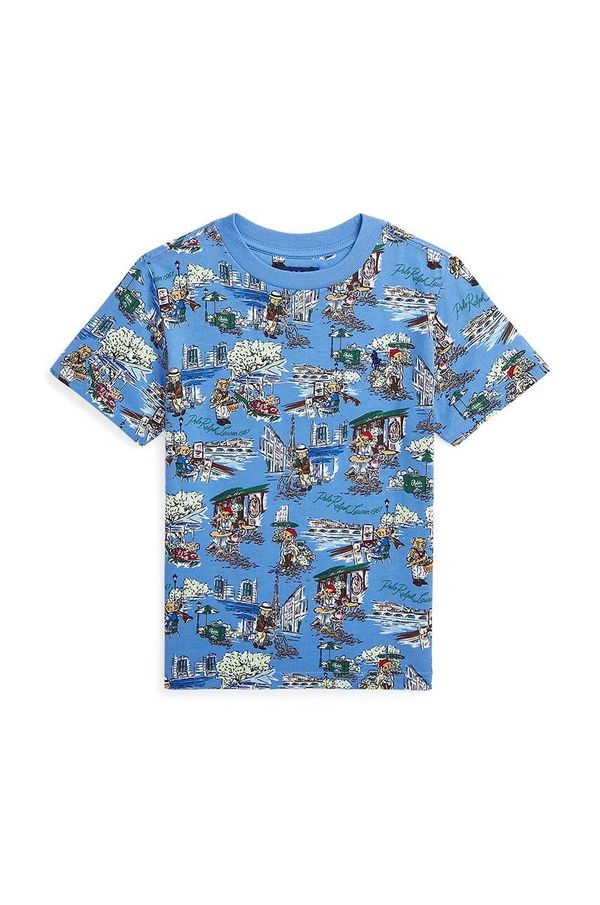 Polo Ralph Lauren Dječja pamučna majica kratkih rukava Polo Ralph Lauren s tiskom