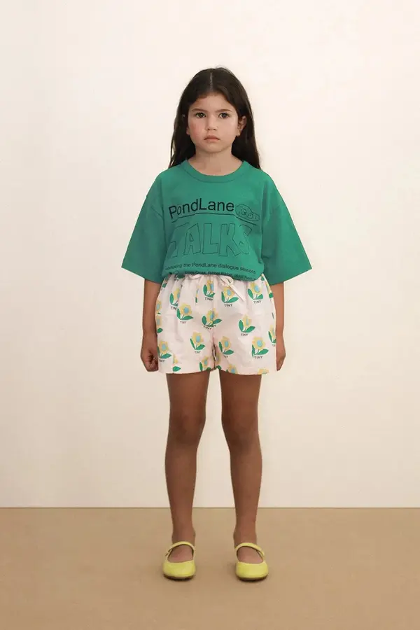 Tinycottons Dječja pamučna majica kratkih rukava Tinycottons PONDLANE GRAPHIC TEE