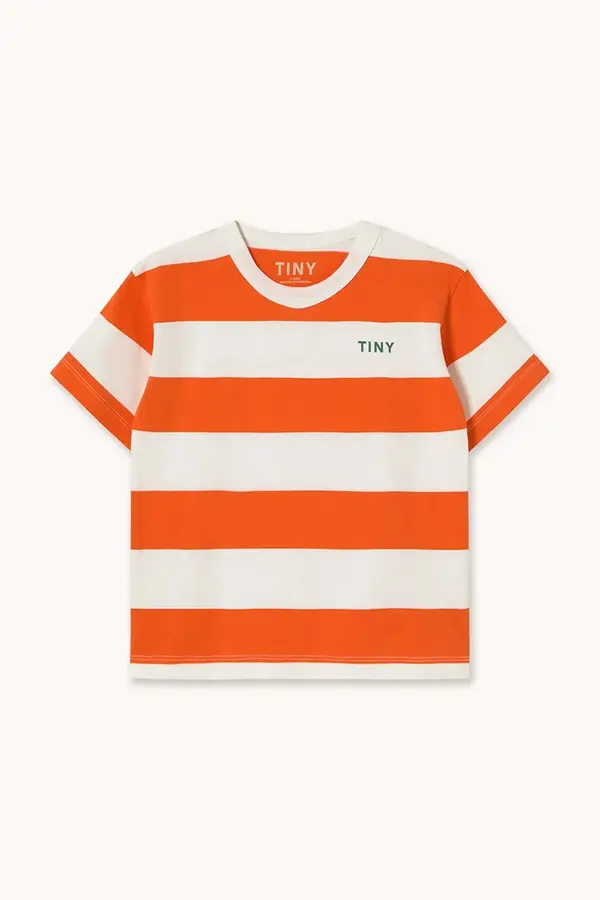 Tinycottons Dječja pamučna majica kratkih rukava Tinycottons STRIPES KNIT TEE
