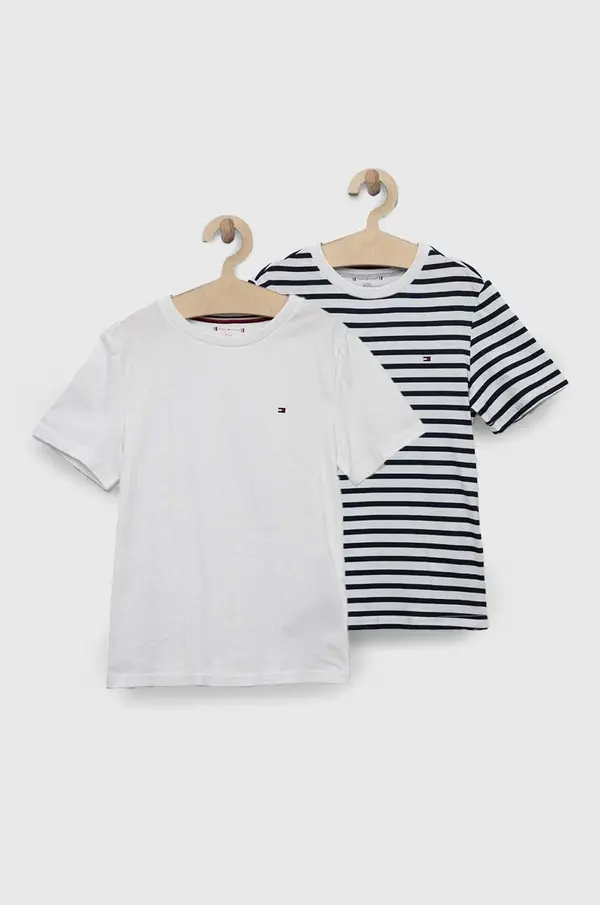 Tommy Hilfiger Dječja pamučna majica kratkih rukava Tommy Hilfiger 2-pack
