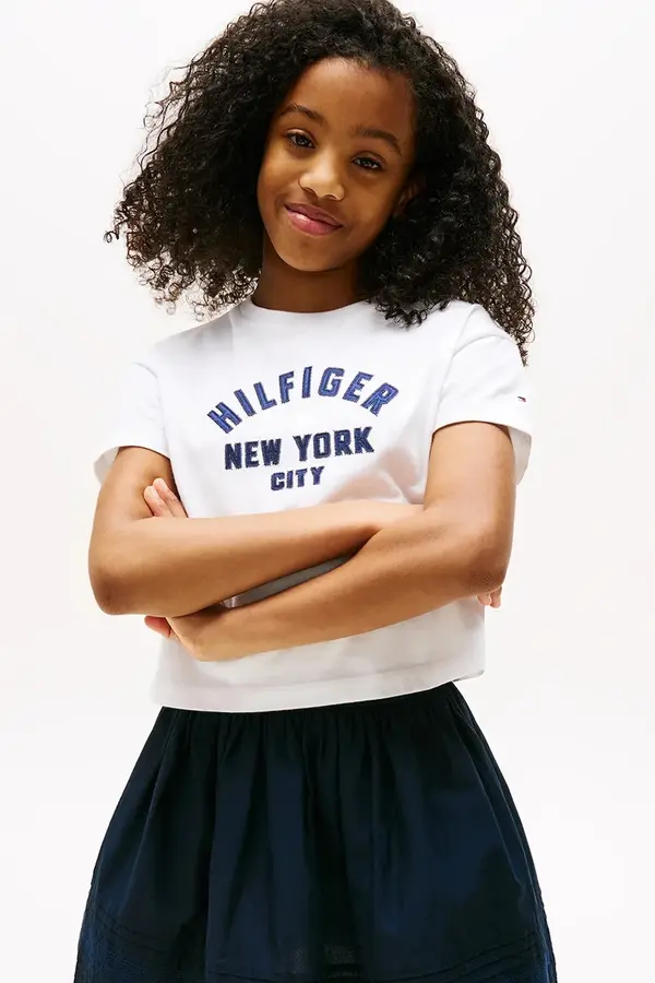 Tommy Hilfiger Dječja pamučna majica kratkih rukava Tommy Hilfiger