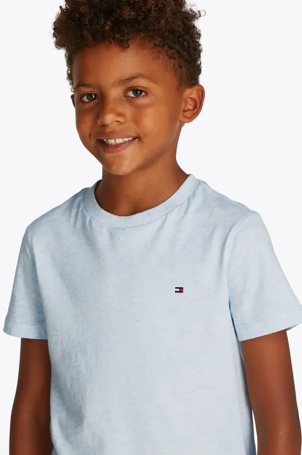 Tommy Hilfiger Dječja pamučna majica kratkih rukava Tommy Hilfiger bez uzorka, KB0KB06879