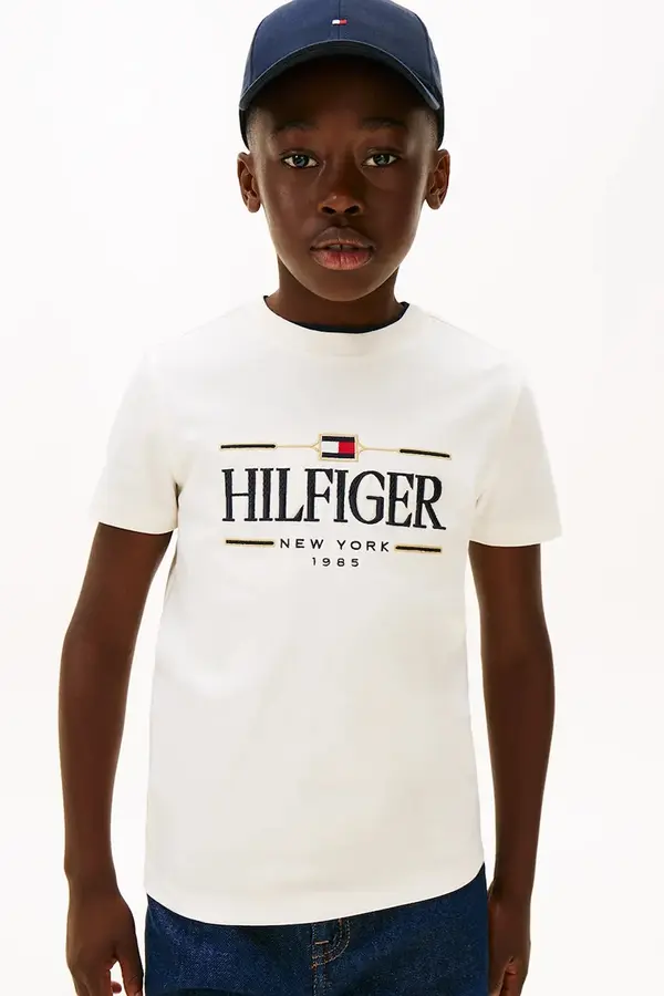 Tommy Hilfiger Dječja pamučna majica kratkih rukava Tommy Hilfiger
