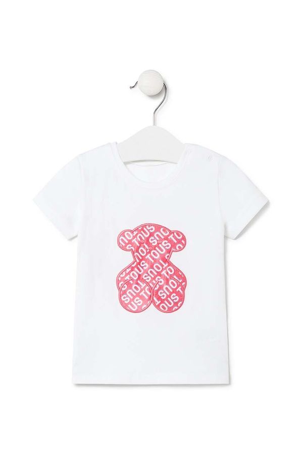 Tous Dječja pamučna majica kratkih rukava Tous boja: ružičasta